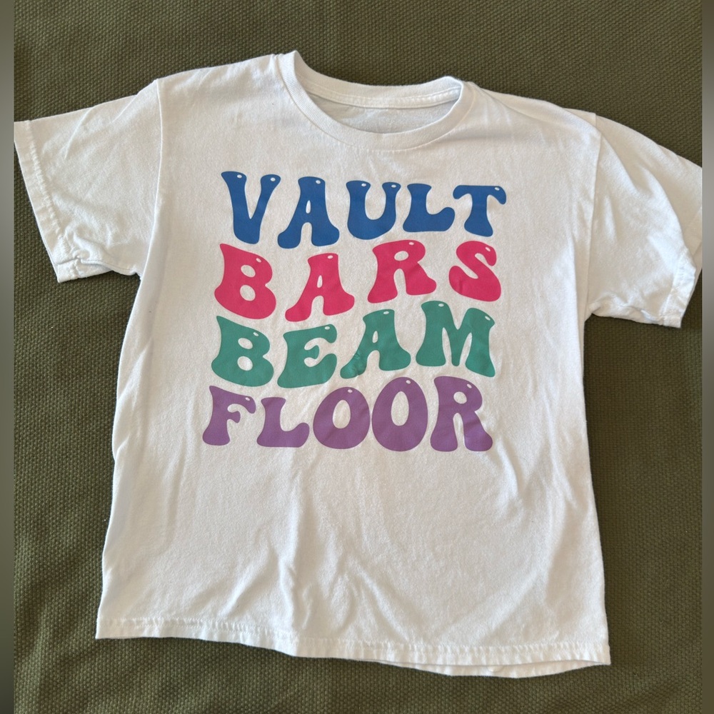 Gymnastics T-shirt | Vault, Bars, Beam, Floor